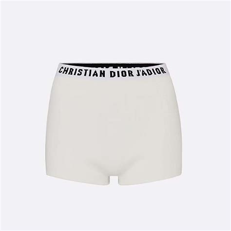 dior white viscose briefs